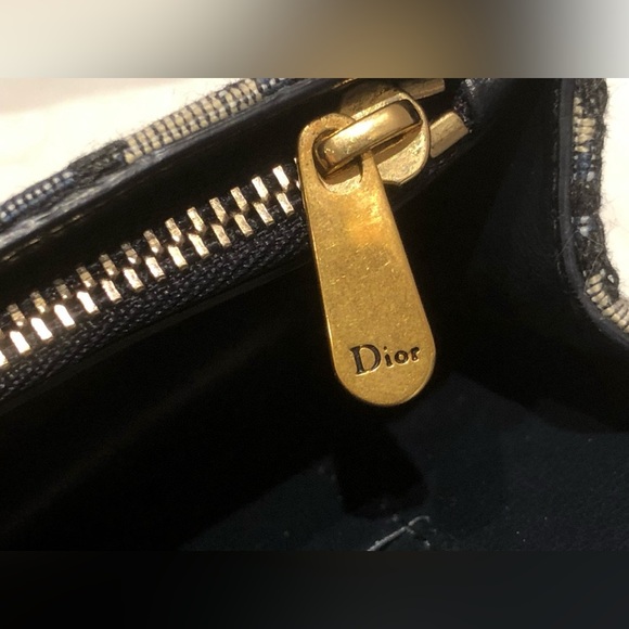 CHRISTIAN DIOR SADDLE NAVY SHOULDER FLAP WOC CHEST BELT POUCH BAG D RING - Picture 9 of 13